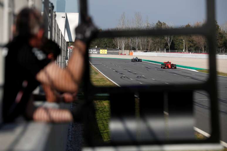 Imagem da pré-temporada da F'romula 1, em Barcelona. 28/2/2019  REUTERS/Albert Gea -