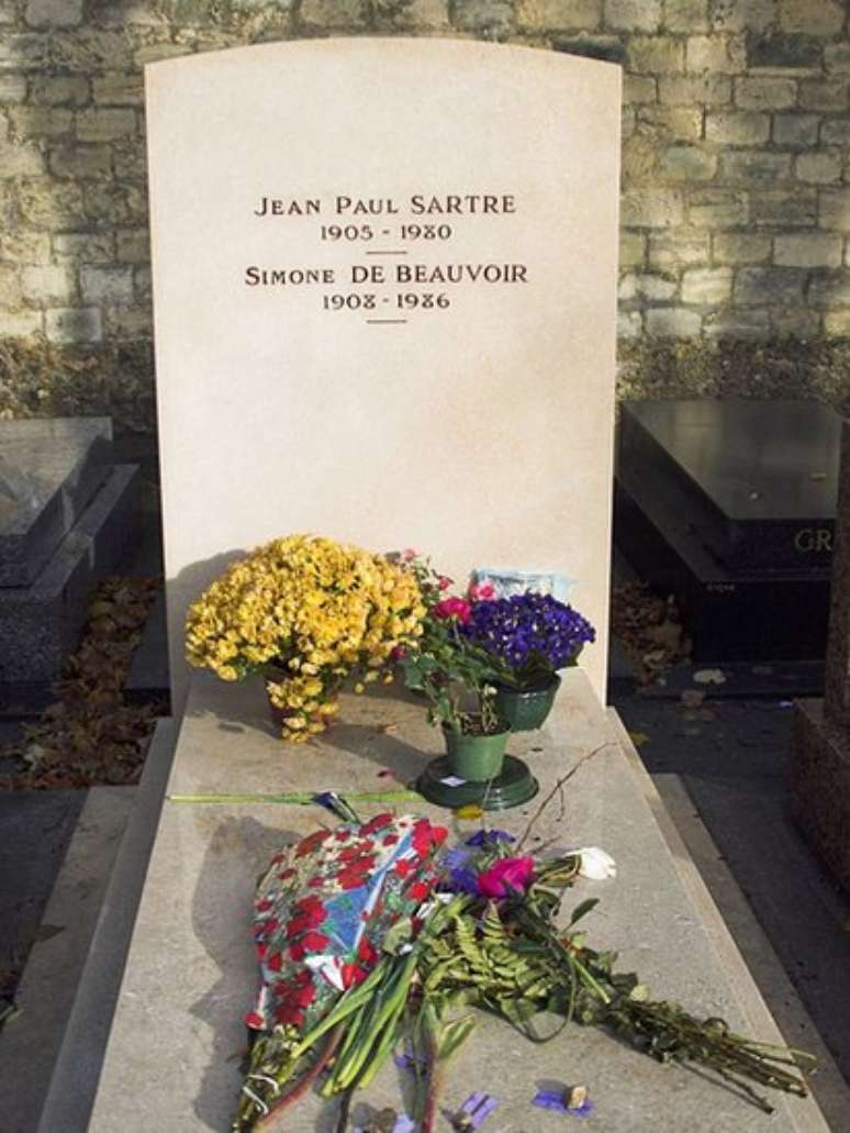 Sartre y de Beauvoir, unidos aún después de la muerte.