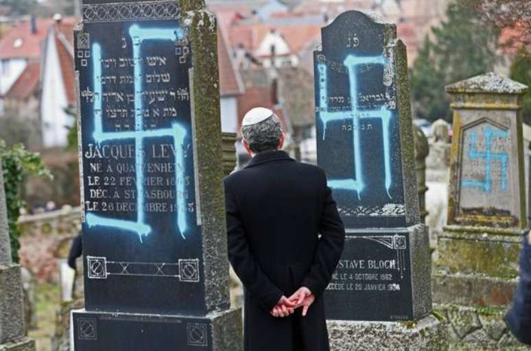 Memorial judeu é vandalizado em Estrasburgo