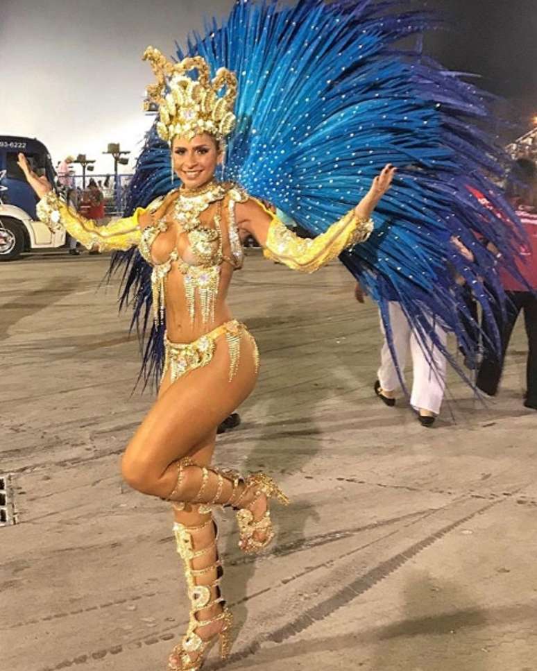 A musa mineira no Carnaval carioca de 2018