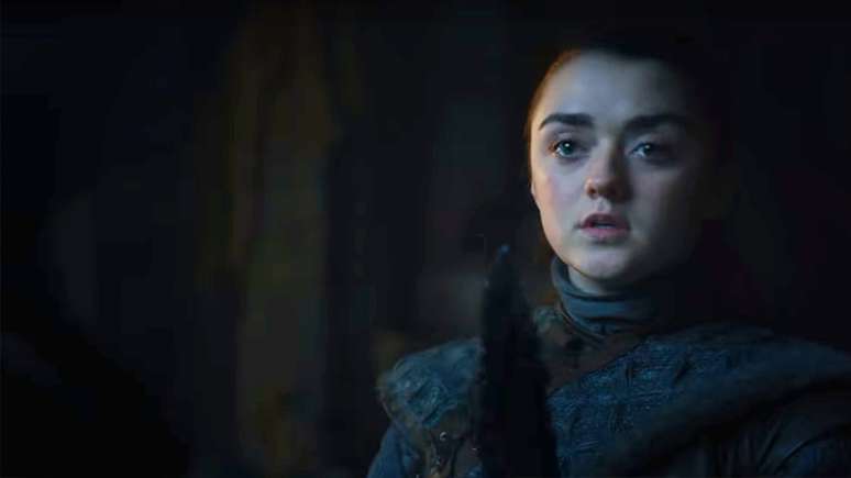 No trailer vemos Arya sendo tipicamente fria e amea&ccedil;adora &ndash; mas n&atilde;o sabemos com quem ela est&aacute; falando