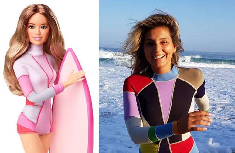 Maya Gabeira inspirou Barbie surfista lançada pela Mattel.