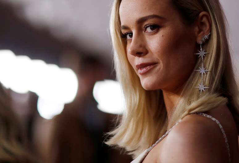 Atriz Brie Larson posa para foto durante pr&eacute;-estreia do filme "Capit&atilde; Marvel" em Los Angeles
04/03/2019 REUTERS/Mario Anzuoni