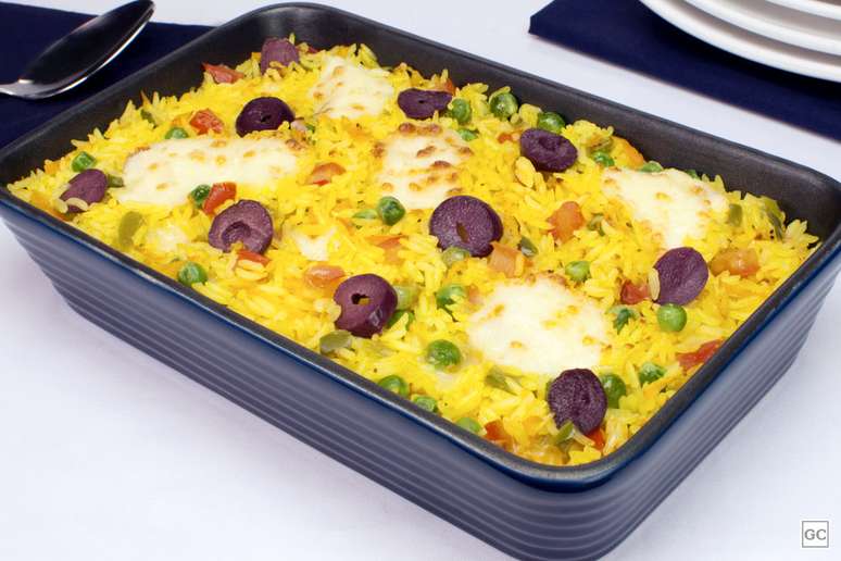 Arroz de forno com legumes e Catupiry®