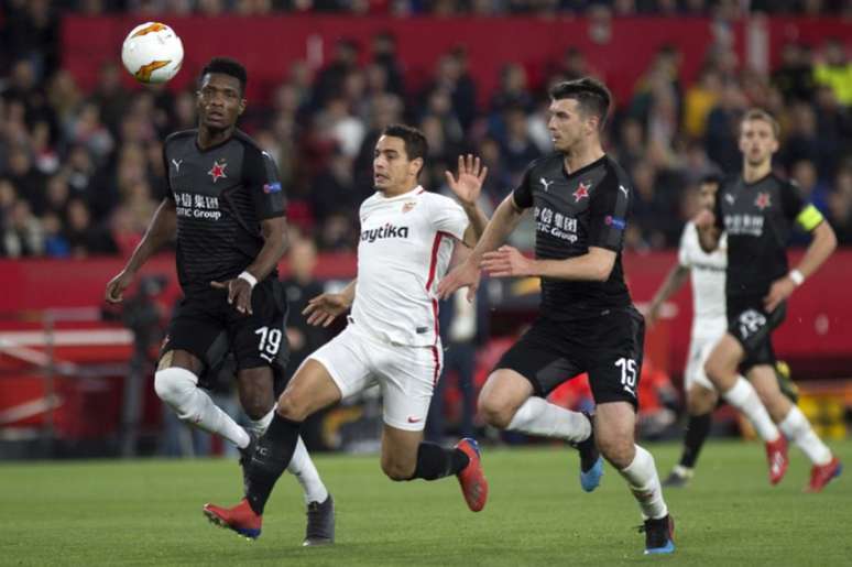 Ben Yedder foi um dos destaques do Sevilla na partida (Foto: AFP)