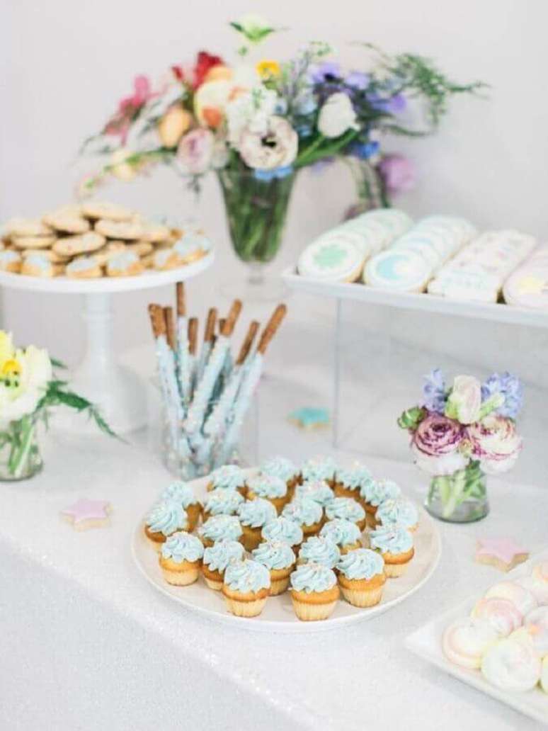 29. Os detalhes fazem toda a diferen&ccedil;a na decora&ccedil;&atilde;o da festinha do seu beb&ecirc; &ndash; Foto: 100 Layer Cakelet