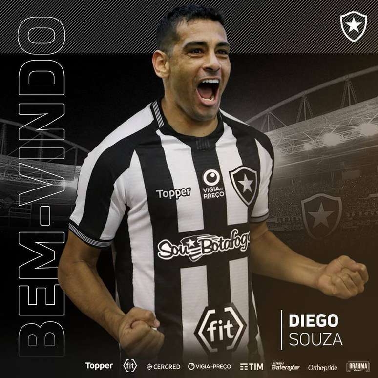 Diego Souza é o novo reforço do Botafogo
