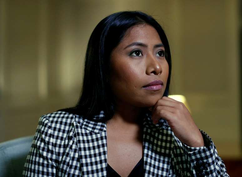 Atriz Yalitza Aparicio posa para foto em West Hollywood
15/02/2019 REUTERS/Mario Anzuoni