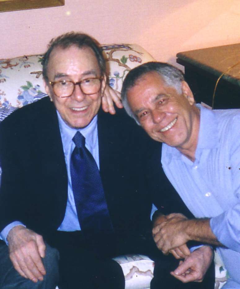 Jo&atilde;o Gilberto e Nelson Motta