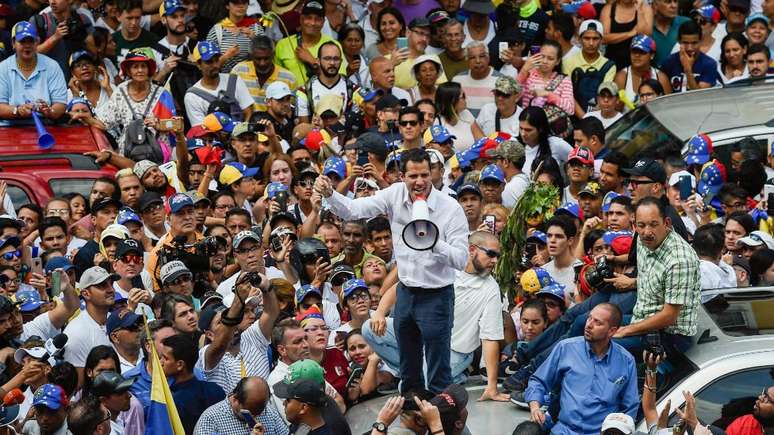 Guaid&oacute; anunciou que far&aacute; um tour do pa&iacute;s, reunindo seus apoiadores para um grande protesto em Caracas