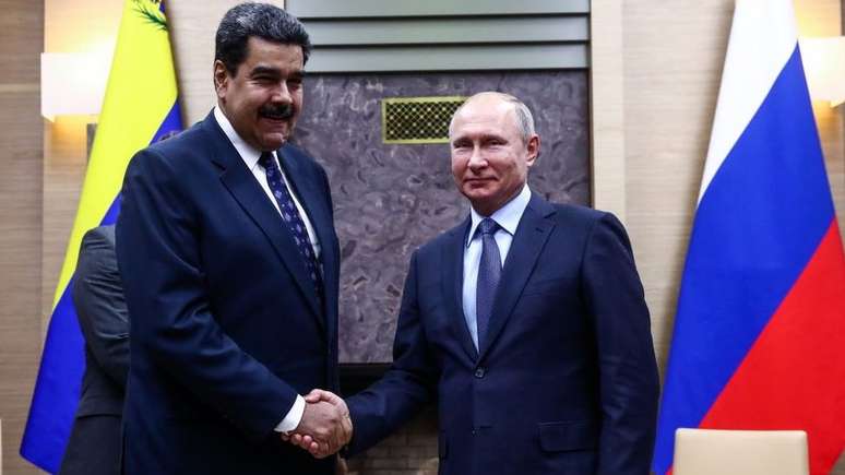 Maduro e Putin em dezembro na resid&ecirc;ncia presidencial em Moscou