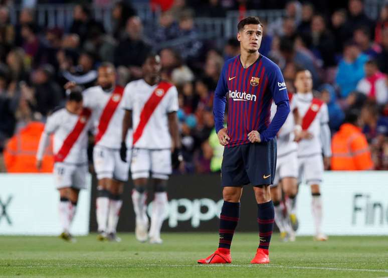 Philippe Coutinho, do Barcelona
09/03/2019
REUTERS/Albert Gea