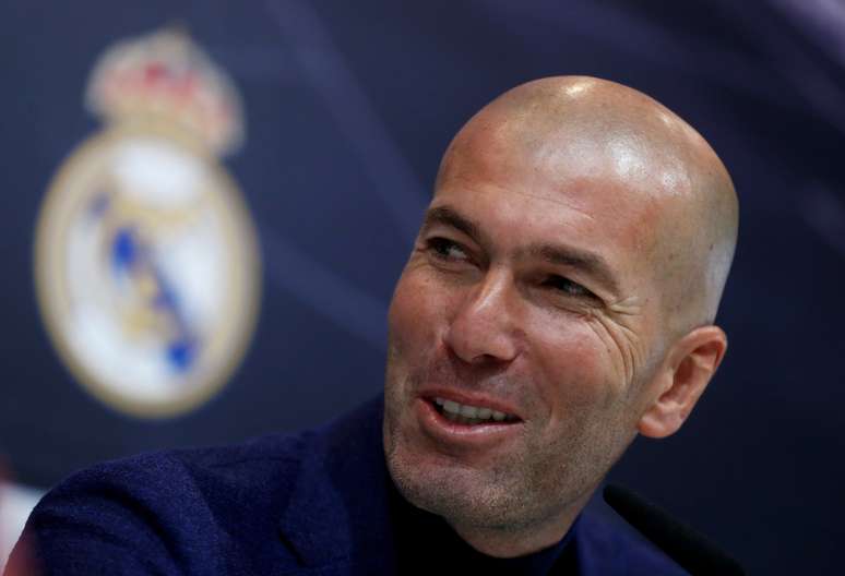 Ex-t&eacute;cnico do Real Madrid Zinedine Zidane
31/05/2018
REUTERS/Juan Medina