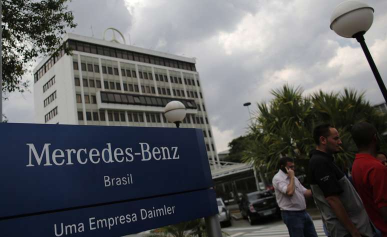 Entrada da f&aacute;brica da Mercedes-Benz em S&atilde;o Bernardo do Campo (SP)
07/01/2015
REUTERS/Nacho Doce