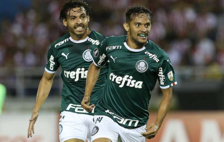 Palmeiras estreou na Libertadores vencendo o Junior Barranquilla por 2 a 0, na Colômbia (Divulgação/Palmeiras)