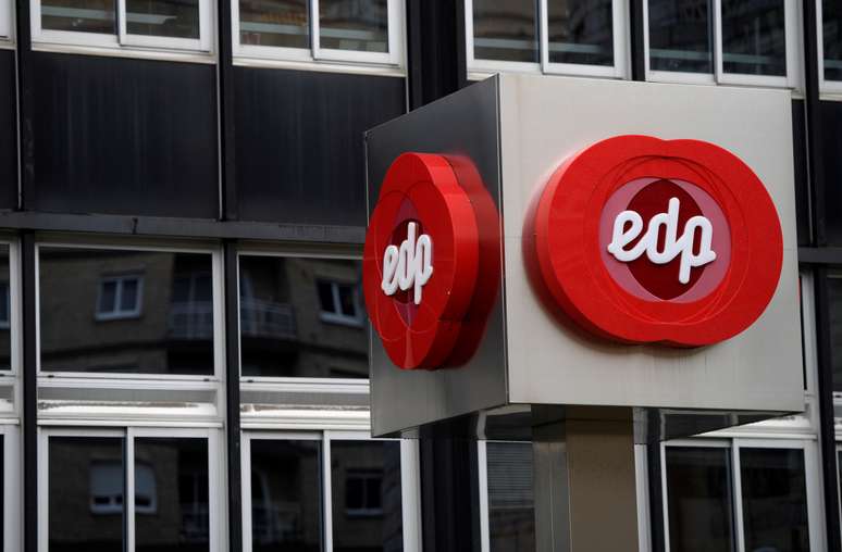 Logo da elétrica portuguesa EDP na sede da empresa em Oviedo, na Espanha
14/05/2018
REUTERS/Eloy Alonso 