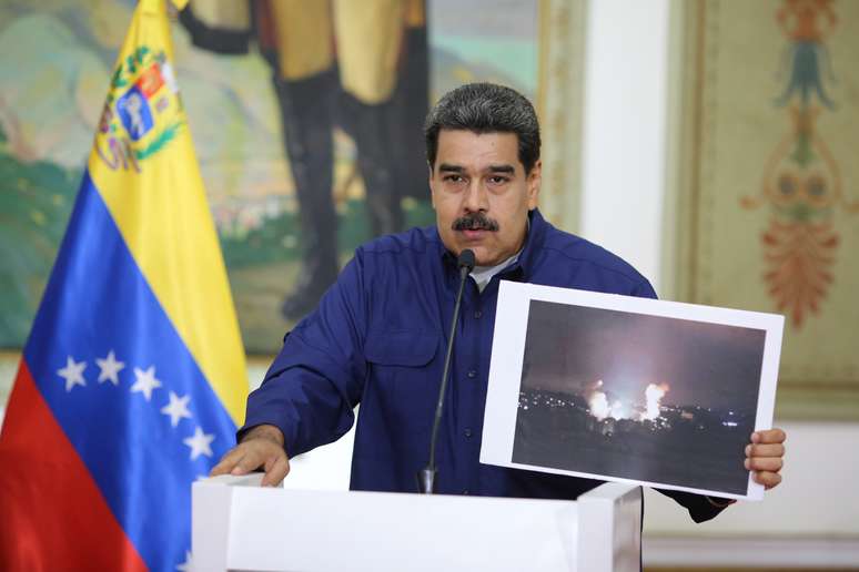 Presidente da Venezuela, Nicol&aacute;s Maduro
11/03/2019
Pal&aacute;cio de  Miraflores/Divulga&ccedil;&atilde;o via REUTERS