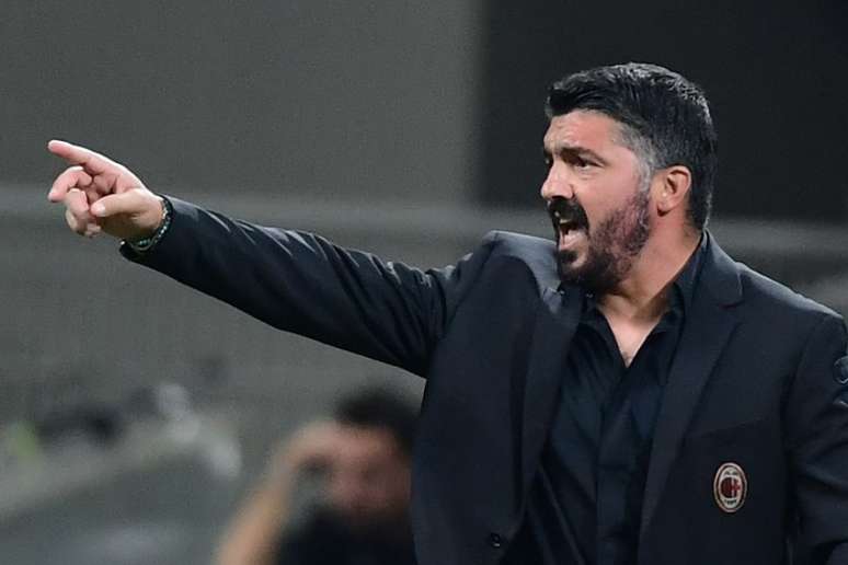 Gattuso não é suspenso por conta de expulsão em jogo contra o Chievo (Foto: MIGUEL MEDINA / AFP)