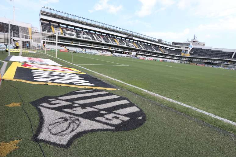 Vista do estádio da Vila Belmiro