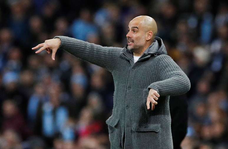 Guardiola comemorou a goleada do Manchester City por 7 a 0 sobre o Schalke 04