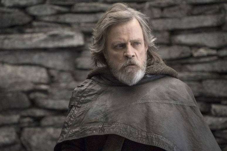 O ator Mark Hamill como Luke Skywalker em 'Star Wars'