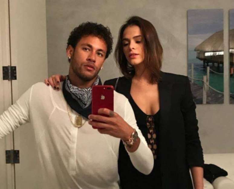 O jogador Neymar e a atriz Bruna Marquezine.