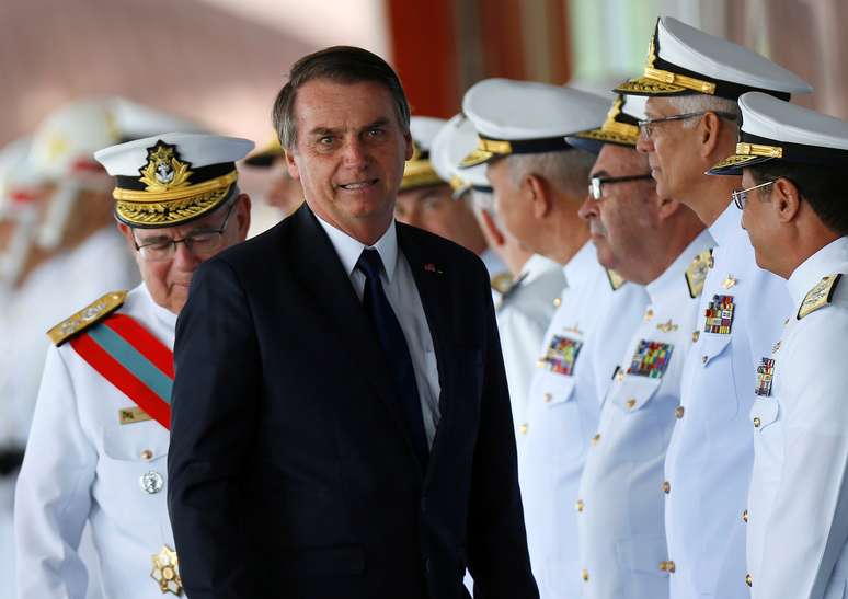 Presidente Jair Bolsonaro participa de comemoração dos Fuzileiros Navais
09/01/2019
REUTERS/Adriano Machado