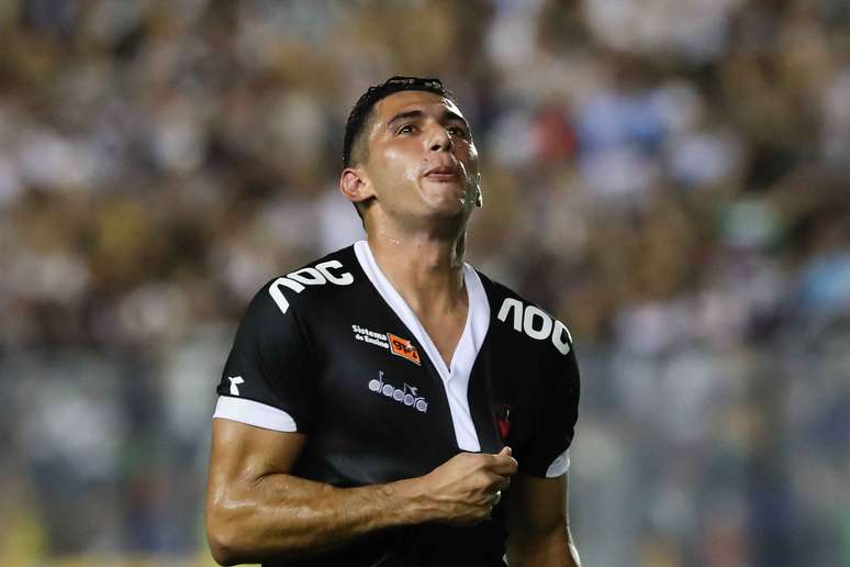 Comemoração do gol do Danilo Barcelos, do Vasco (RJ), em partida contra o Avaí, válida pela 3ª fase da Copa do Brasil, em São Januário, no Rio de Janeiro, nesta quinta-feira, 14.