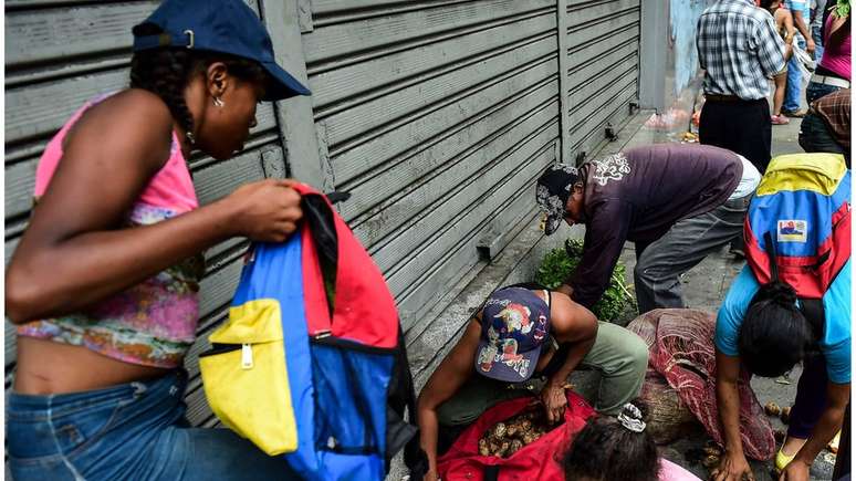 A crise econ&ocirc;mica levou milh&otilde;es de venezuelanos ao ex&iacute;lio