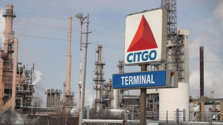 Como parte das sanções, os EUA tomaram o controle da Citgo, filial da PDVSA, a estatal venezuelano de petróleo