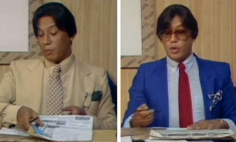 Clodovil Hernandes &agrave; &eacute;poca do 'TV Mulher'.