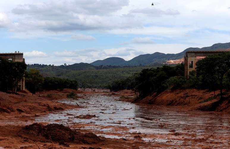 Vista de rastro de lama ap&oacute;s rompimento de barragem da Vale em Brumadinho, Minas Gerais
27/01/2019
REUTERS/Adriano Machado