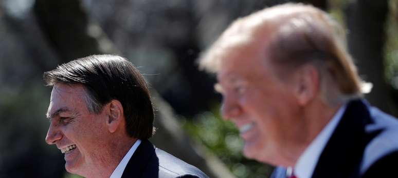 Presidentes Jair Bolsonaro e Donald Trump dão entrevista coletiva
19/03/2019
REUTERS/Carlos Barria
