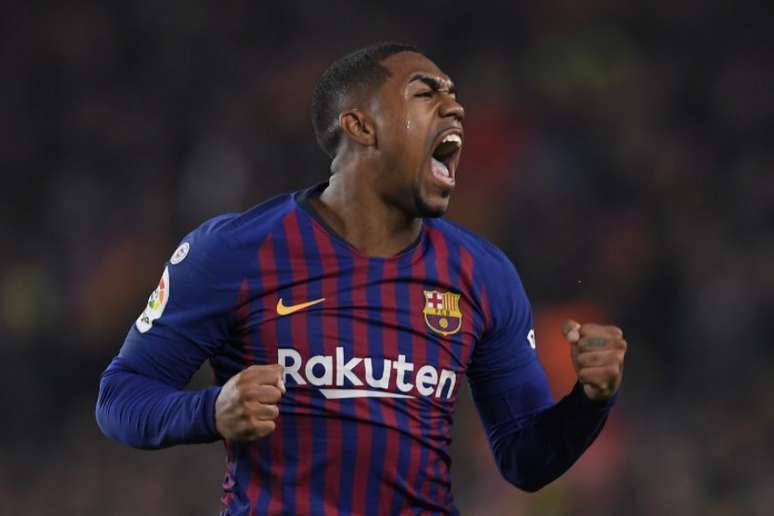 Malcom marcou apenas três gols com a camisa do Barcelona na temporada (Foto: AFP)