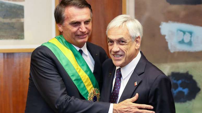 Piñera compareceu à posse de Bolsonaro; presidente do Chile já deu diversos sinais de afinidade com o brasileiro