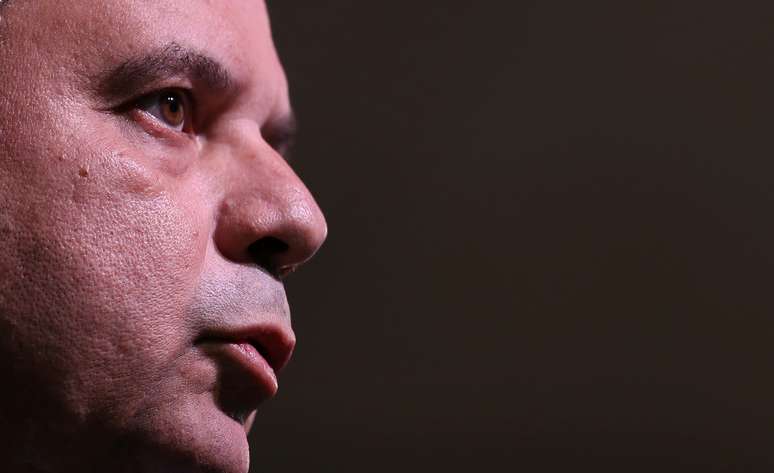 O secret&aacute;rio especial de Previd&ecirc;ncia e Trabalho, Rog&eacute;rio Marinho, durante palestra no Rio de Janeiro
15/03/2019
REUTERS/Ricardo Moraes