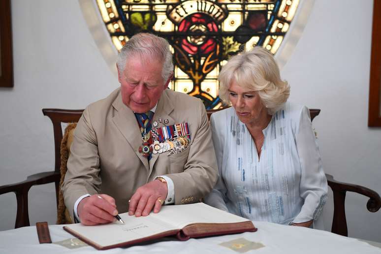 O príncipe inglês Charles e sua mulher, Camilla, durante visita a Barbados
19/03/2019
Tim Rooke/Pool via REUTERS 