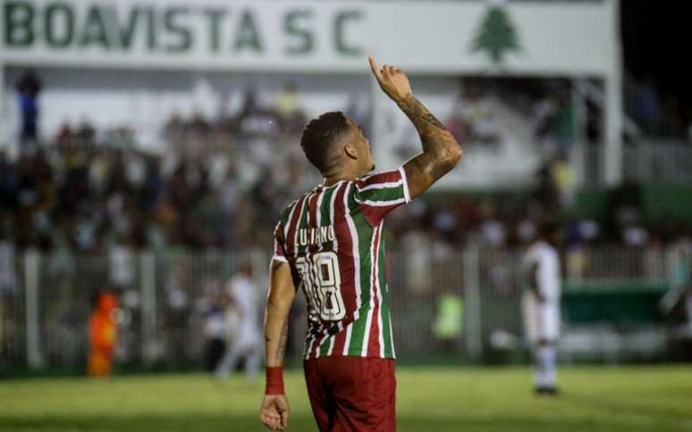 Luciano será titular no ataque do Fluminense contra o Antofagasta (Foto: LUCAS MERÇON / FLUMINENSE F.C)