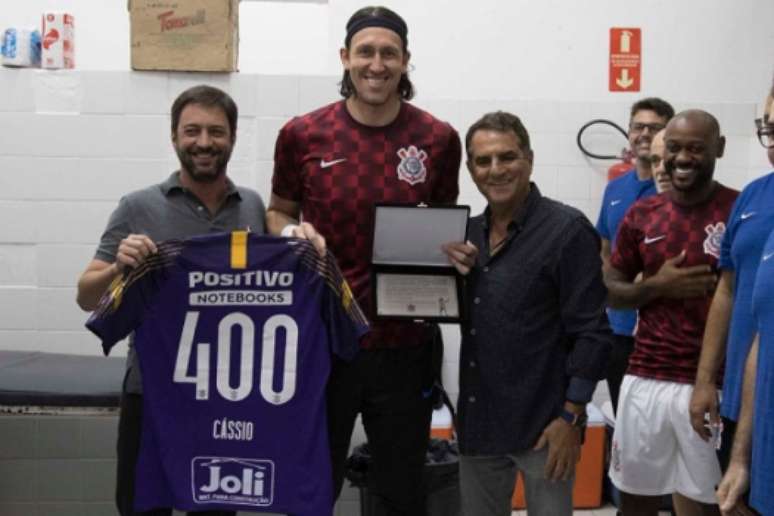 Cássio chegou aos 400 jogos pelo Corinthians (Reprodução / Twitter)