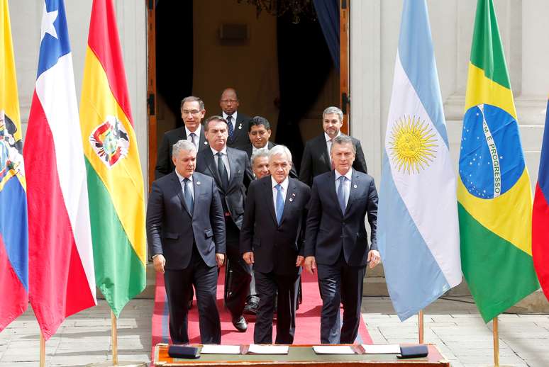 Presidentes de países da América do Sul lançam grupo regional Prosul no Chile
22/03/2019
REUTERS/Rodrigo Garrido