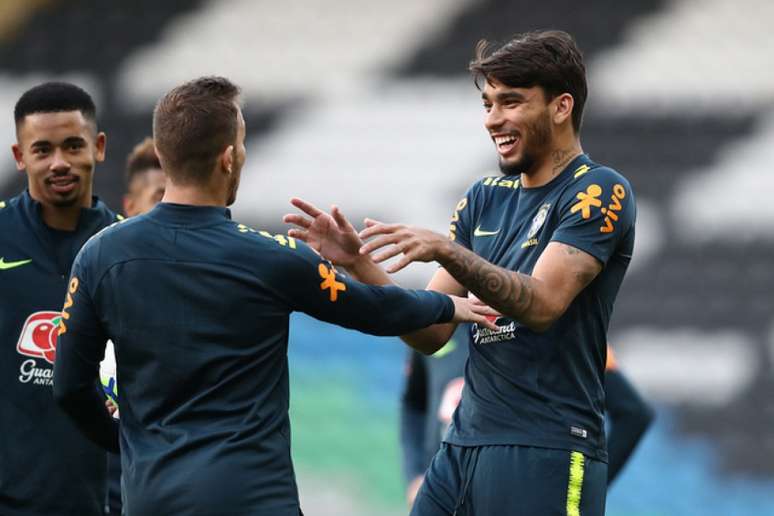 Lucas Paquetá é um dos que podem aparecer no elenco final da Copa América (Foto: Lucas Figueiredo/CBF)