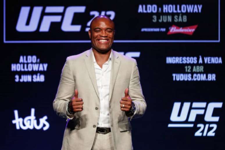 Anderson Silva será uma das grandes atrações do card do UFC 237, no Rio de Janeiro (Foto: Divulgação)