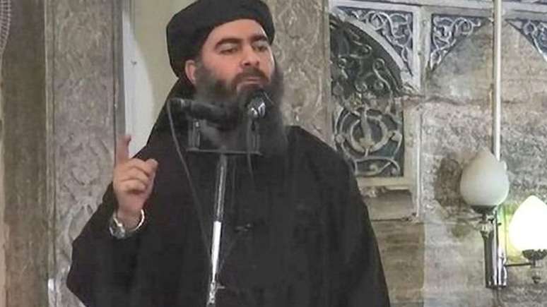 O paradeiro do líder do EI, Abu Bakr al-Baghdadi, é desconhecido