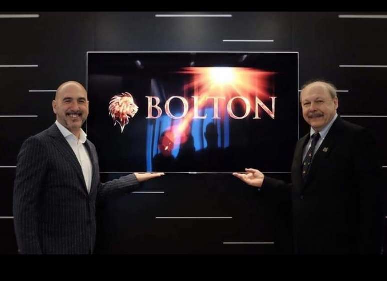 Presidente da Bolton Coin, Roberto Diomedi, e o presidente José Carlos Peres (Reprodução/Instagram)