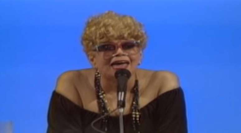 Dercy Gon&ccedil;alves no 'Doming&atilde;o do Faust&atilde;o'.