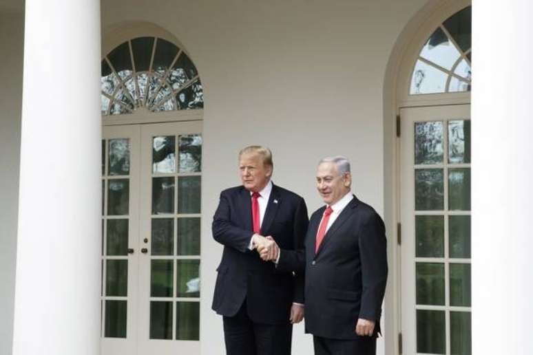 Donald Trump recebe Benjamin Netanyahu na Casa Branca