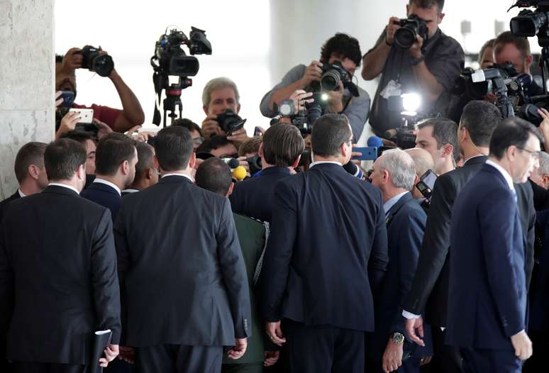 Presidente Jair Bolsonaro concede entrevista no Palácio do Planalto
12/03/2019
REUTERS/Ueslei Marcelino