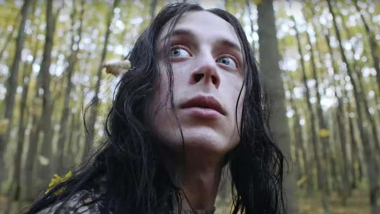 O ator Rory Culkin interpreta Øystein Aarseth, o Euronymous, da banda Mayhem (Crédito: Arrow Films)