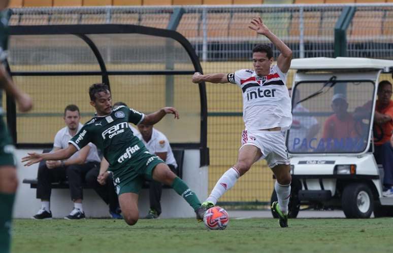 No último confronto, em 16 de março, o Palmeiras bateu o São Paulo por 1 a 0 (Rubens Chiri/saopaulofc.net)