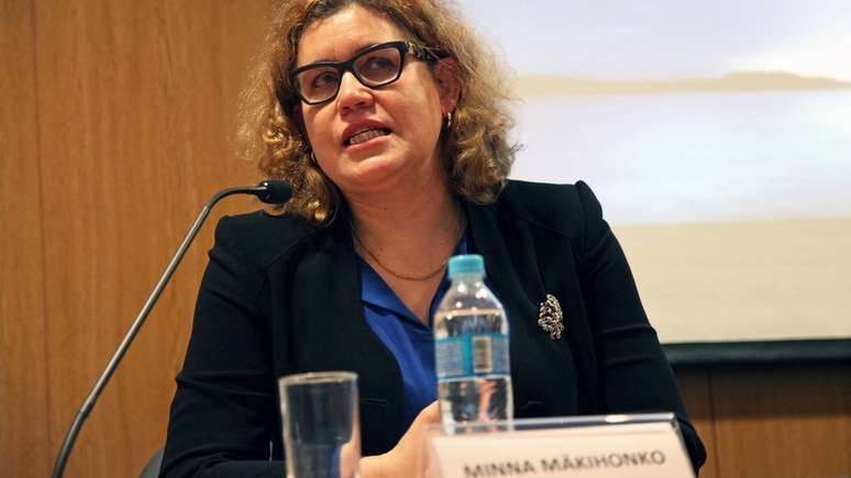 Minna Makihonko em debate em SP; especialista finlandesa busca parcerias para trazer modelo educacional do país ao Brasil